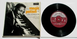 Lou Johnson - The Magic Potion Of Lou Johnson Uk 1964 London 7 " Ep Single P/s