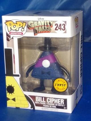 Disney Gravity Falls Bill Cipher Funko Pop Vinyl Chase Figure Rare