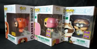 Funko Pop South Park Zombie Kenny,  Berry Crunch And The Coon Exclusive 2
