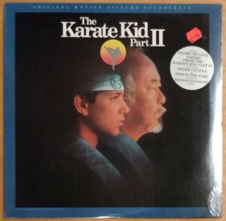 The Karate Kid Part Ii Ost 1986 Usa Lp W/ Hype Sticker