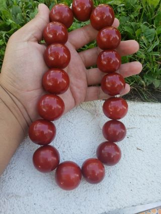 Wonderful Antiques Cherry Bakelite Necklace 290 Grams
