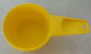 Vintage Tupperware 764 Yellow Measuring Cup Replacement 1/2 Cup