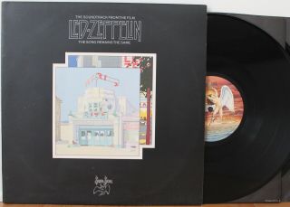 Led Zeppelin 2xlp “song Remains The Same” Swan Song 2 - 201 Nm/vg,