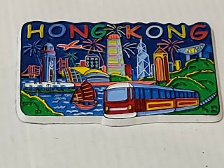Hong Kong,  China,  Tourist Travel Souvenir 3d Resin Fridge Magnet Craft Gift Idea