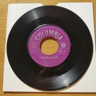 Ivory Joe Hunter Since I Met You Baby Rare Columbia Uk 7” 45 Vinyl 1957