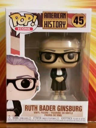 Funko Pop Icons American History 45 Ruth Bader Ginsburg