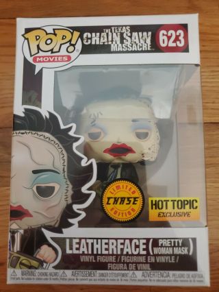 Funko Pop Leatherface 623 (pretty Woman Mask) Texas Chainsaw Hot Topic Chase