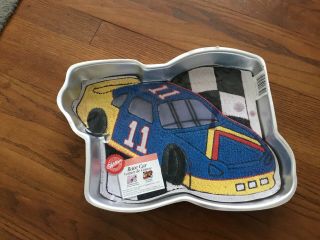 1998 Wilton Race Car Cake Pan 2105 - 1350 With Insert And Directions Newcondition