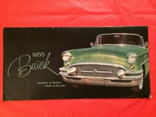 1955 Buick " Roadmaster Century Special " Car Dealer Showroom Sales Brochure