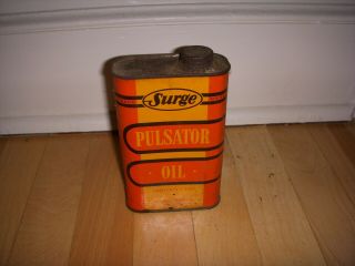 Vintage Surge Pulsator Oil Can Tin