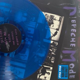 depeche mode songs of faith and devotion rare blue vinyl 3