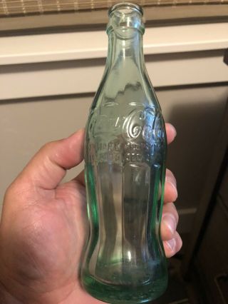 Dec.  25,  1923 Coca Cola Bottle - Fayetteville Nc - Root Glass 1930 Dated On Heel