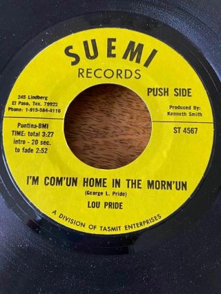 Northern Soul - Lou Pride - I`m Com`un Home In The Morn`un - Suemi