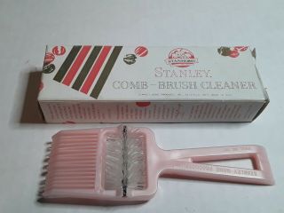 Vintage Stanley Home Products Comb Brush Cleaner Pink