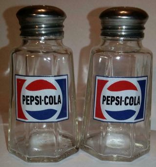 A Charming Set Of 2 Pepsi Cola Salt And Pepper Shakers 101