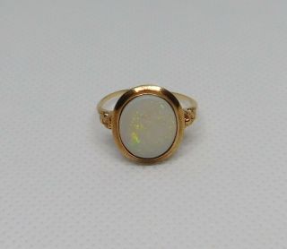 Antique Victorian 14k Rose Gold Opal Ring