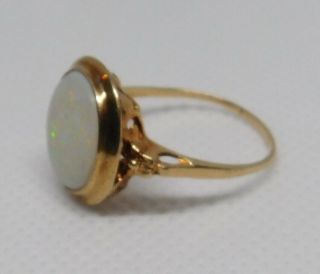 Antique Victorian 14K Rose Gold Opal Ring 2
