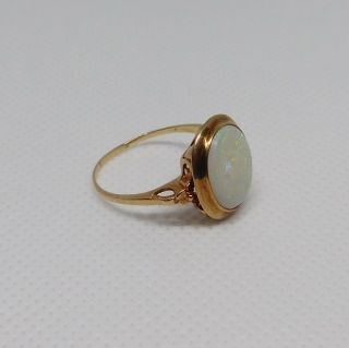 Antique Victorian 14K Rose Gold Opal Ring 3