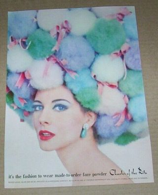 1962 Print Ad - Charles Of The Ritz & Vanity Fair Lingerie Leopard Pantie Girdle