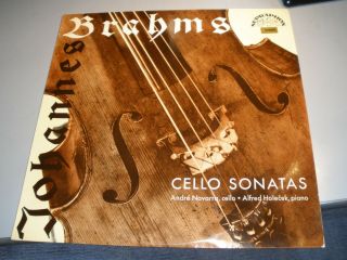 Brahms Cello Sonatas Navarra /supraphon Sua St 50375 Stereo Red Label 1ed.  Nm