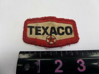 Vintage Texaco Oil Cloth Patch