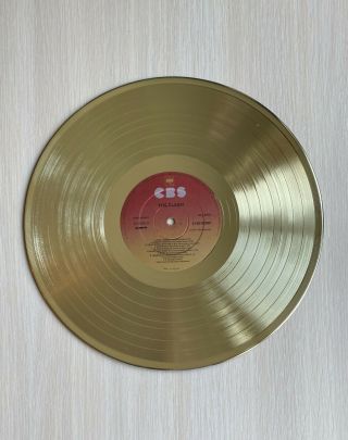 The Clash The Clash 1977 Gold Vinyl Record First Press Label