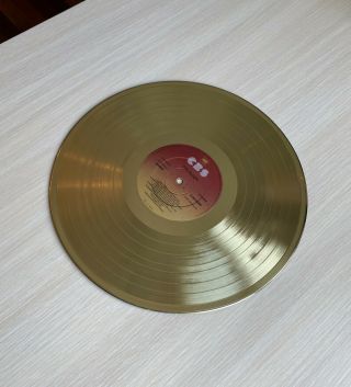 The Clash The Clash 1977 Gold Vinyl Record First Press Label 2