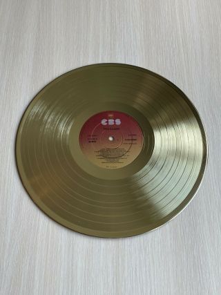 The Clash The Clash 1977 Gold Vinyl Record First Press Label 3