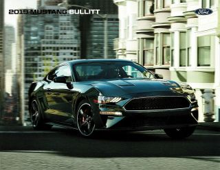 2019 Ford Mustang Bullitt Sales Brochure -