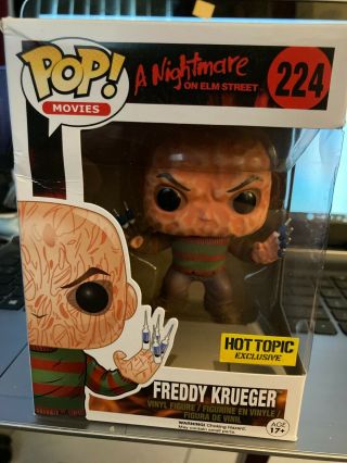 Funko Pop Movies A Nightmare On Elm Street Freddy Krueger 224 Hot Topic {fpb1}