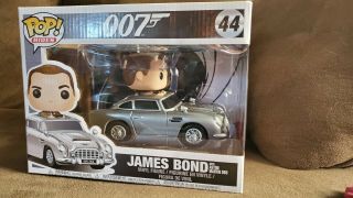 2017 Funko Pop Rides 44 007 James Bond With Aston Martin Db5 Vinyl Figure