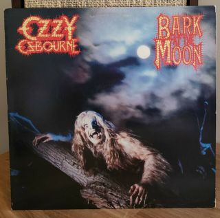 Ozzy Osbourne Vinyl Lp Bark At The Moon 1983 Cbs Records Jake Lee