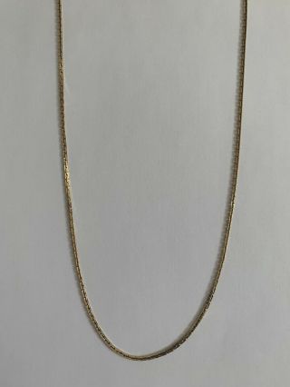 Vintage 14k 585 Stamped Grosse Signed Necklace Chain 1974 Henkel