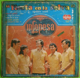 Sonido 2000 " Fiesta En La Selva " Ultra Rare Psych Cumbia Roots 1st Debut 76 Peru