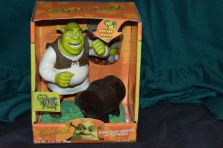 Vintage Shrek 2 M&m Candy Dispenser W/ Fun Noises Belch & Fart Galerie Nib 2004