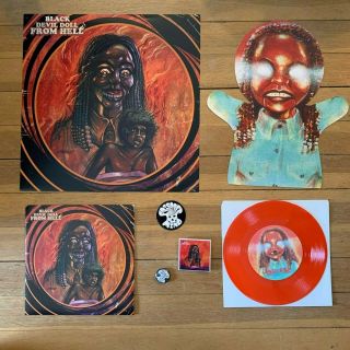 Black Devil Doll From Hell Soundtrack / 7 - Inch Vinyl Record / Mega Rare Orange