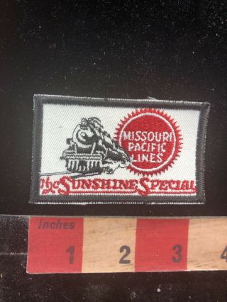 Vtg Missouri Pacific Lines Sunshine Special Railroad Advertising Patch 96mn