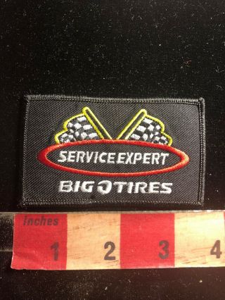 Vtg Car / Auto Related Big O Tires Service Expert Advertising Patch 03nh