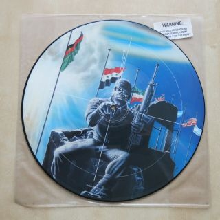 Iron Maiden 2 Minutes To Midnight Uk 12 " Picture Disc 12emip 5489 1984