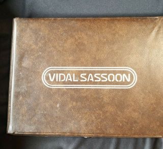 Vintage Vidal Sassoon Vs - 125 Curling Iron Travel Size Four Piece Set