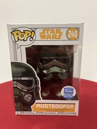 Funko Pop Star Wars: Mudtrooper 248 - Funko Shop Limited Edition Box Damage