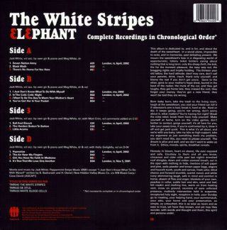 The White Stripes - Elephant - 2 x 180gram Vinyl LP & 2