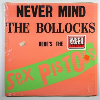 Sex Pistols " Never Mind The Bollocks " Punk Rock Lp Warner Brothers
