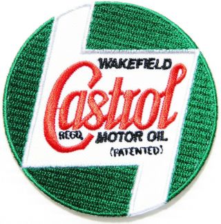 Patch Iron On Castrol Wakefield Motor Oil Racing T Shirt Suit Sign Advertising