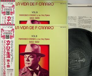 Japan Eos - 40018/19 Francisco Canaro - La Vida De Vol.  8 & 9 Tango 2 - Lp The Best Of