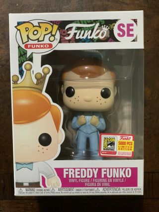 2018 Sdcc Exclusive Funko Pop Dumb And Dumber Blue Suit Freddy Le 5000 Figure