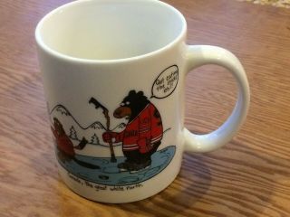 Funny Mug,  Canada The Great White North,  Beaver,  Bear,  Hockey,  Rodgers