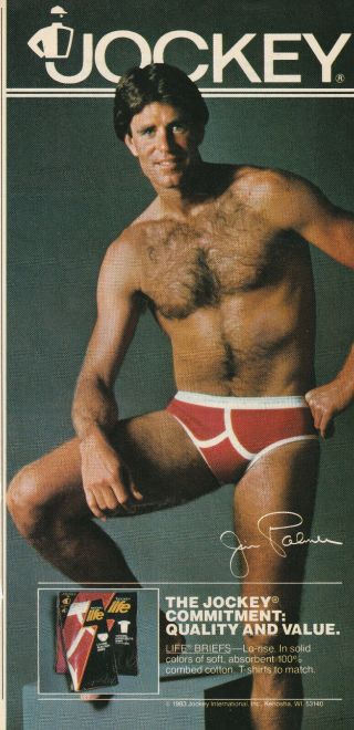 Jim Palmer Jockey White Underwear Ads 1980 - 87 Soc20 Choice Of 5 Ads Hall Of Fame