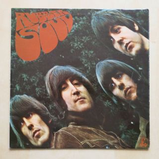 The Beatles Rubber Soul Uk Mono Vinyl Lp - 4/ - 4 Parlophone Pmc 1267 1965 Vg