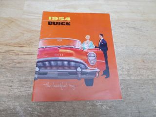 1954 Buick Brochure Roadmaster Skylark Century Special Wagon